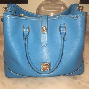 Dooney Perry Satchel Turquoise